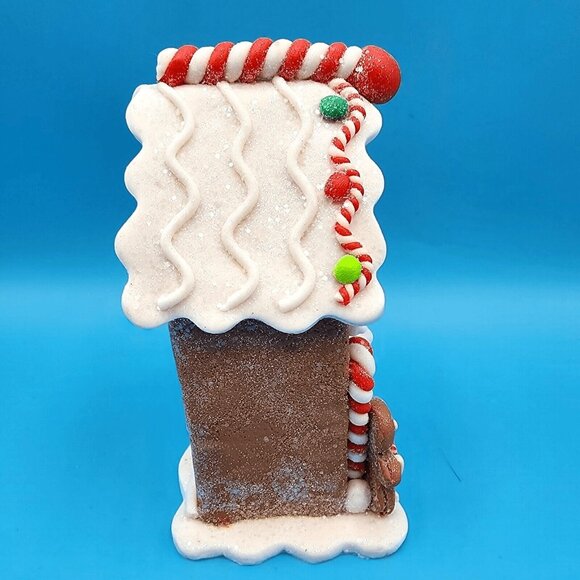Gingerbread House Faux Cookie Candy Canes Gingerbread Man Cupcake Fake Bake Deco - Picture 5 of 8